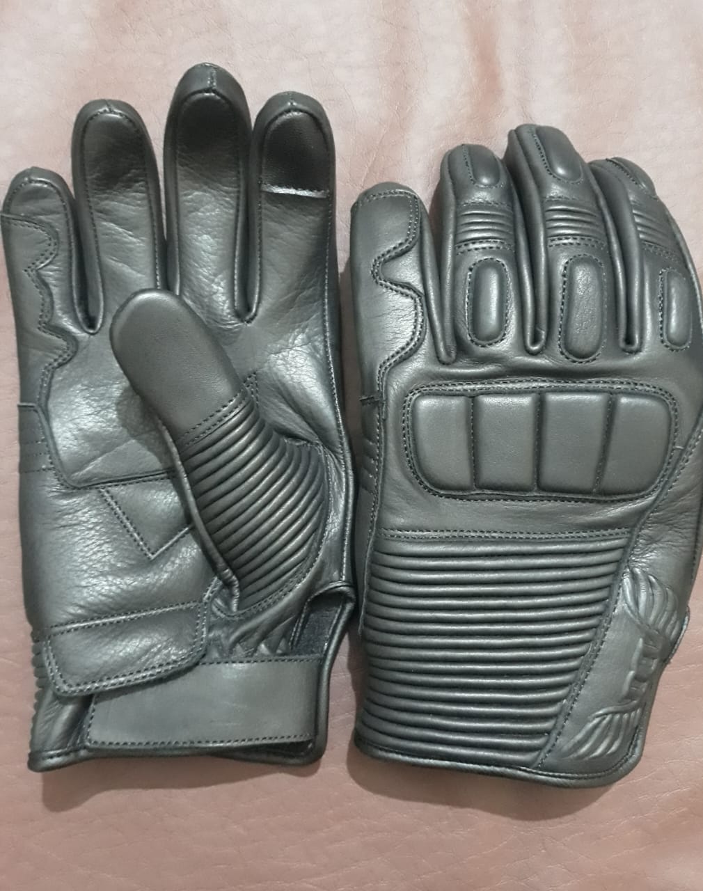 leather gloves