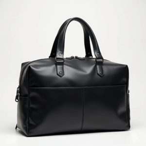 Elegant Black Leather Handbag
