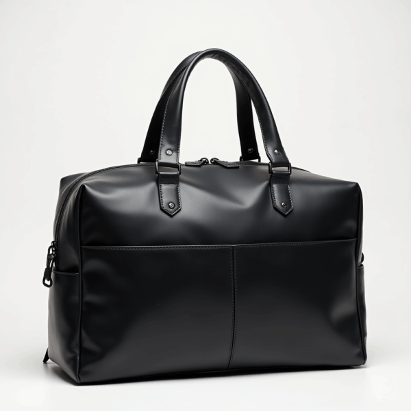 Elegant Black Leather Handbag