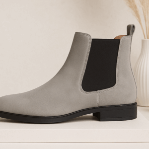 Grey Chelsea Boots